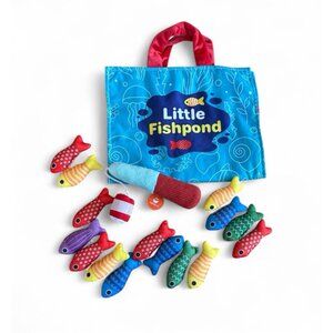 Hahaland Baby Little Fishpond Baby Toy Fishing Pole 15 Fish Pond Toddler